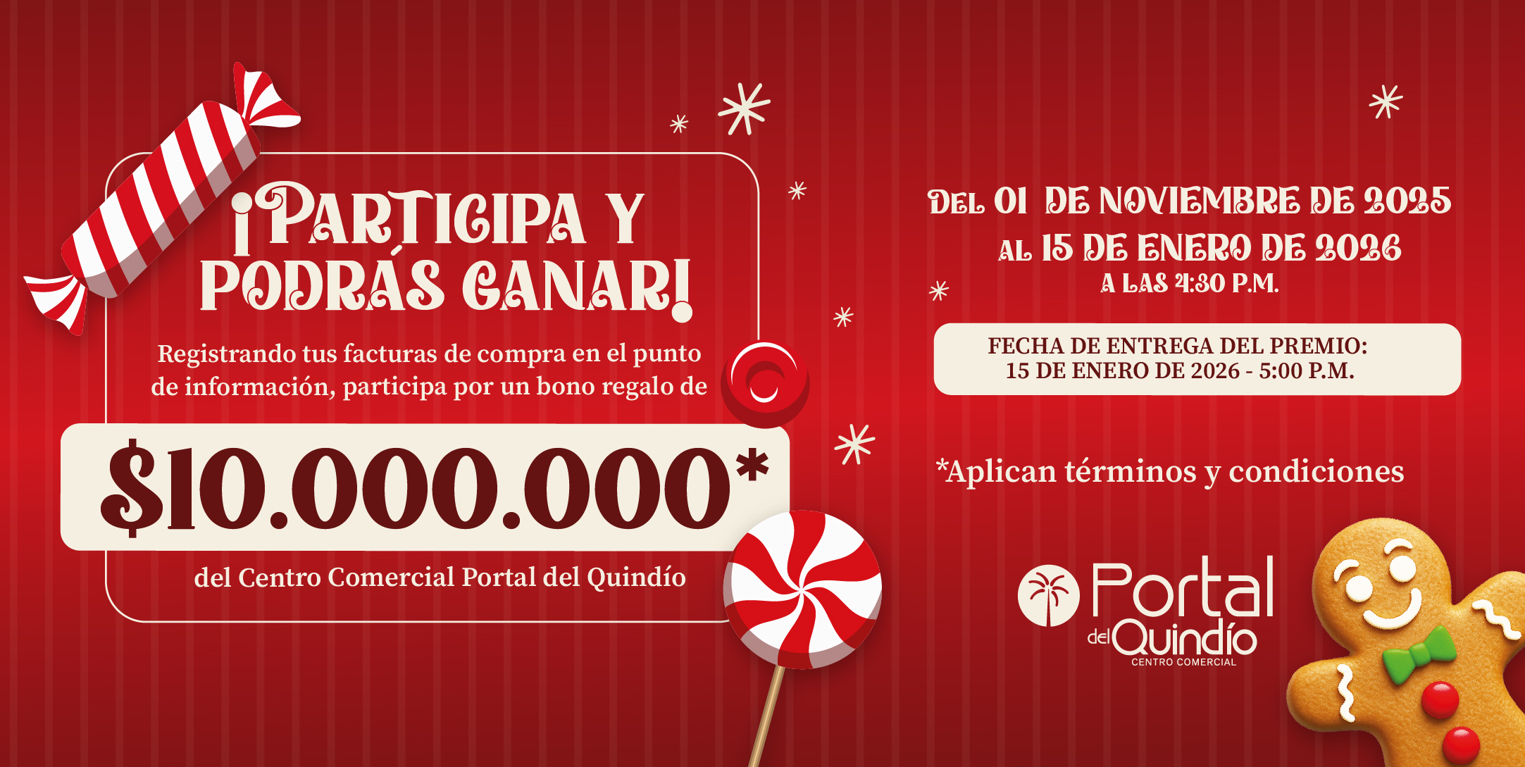 ¡Registra tus compras y gana un Bono de $10.000.000!